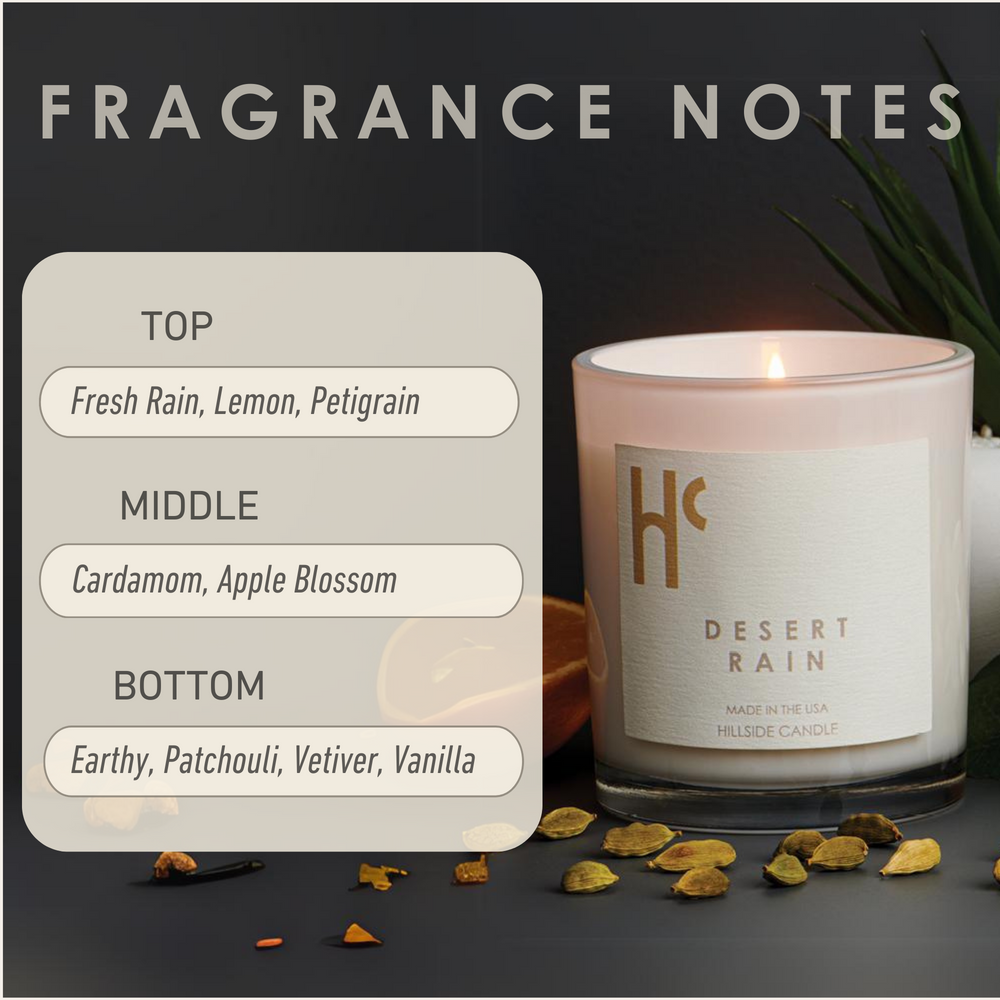 
                  
                    Desert Rain Candle - Hillside Candle 
                  
                