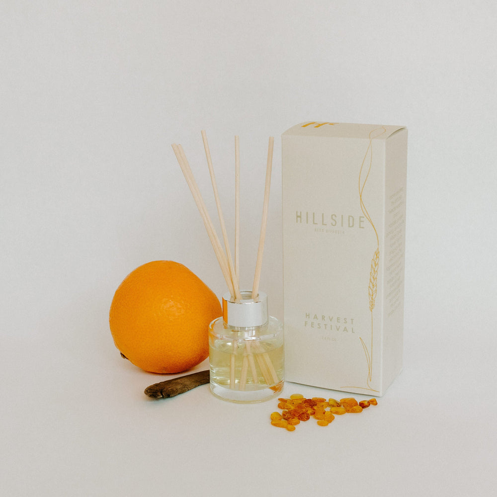 
                  
                    Harvest Festival Reed Diffuser - Hillside Candle 
                  
                